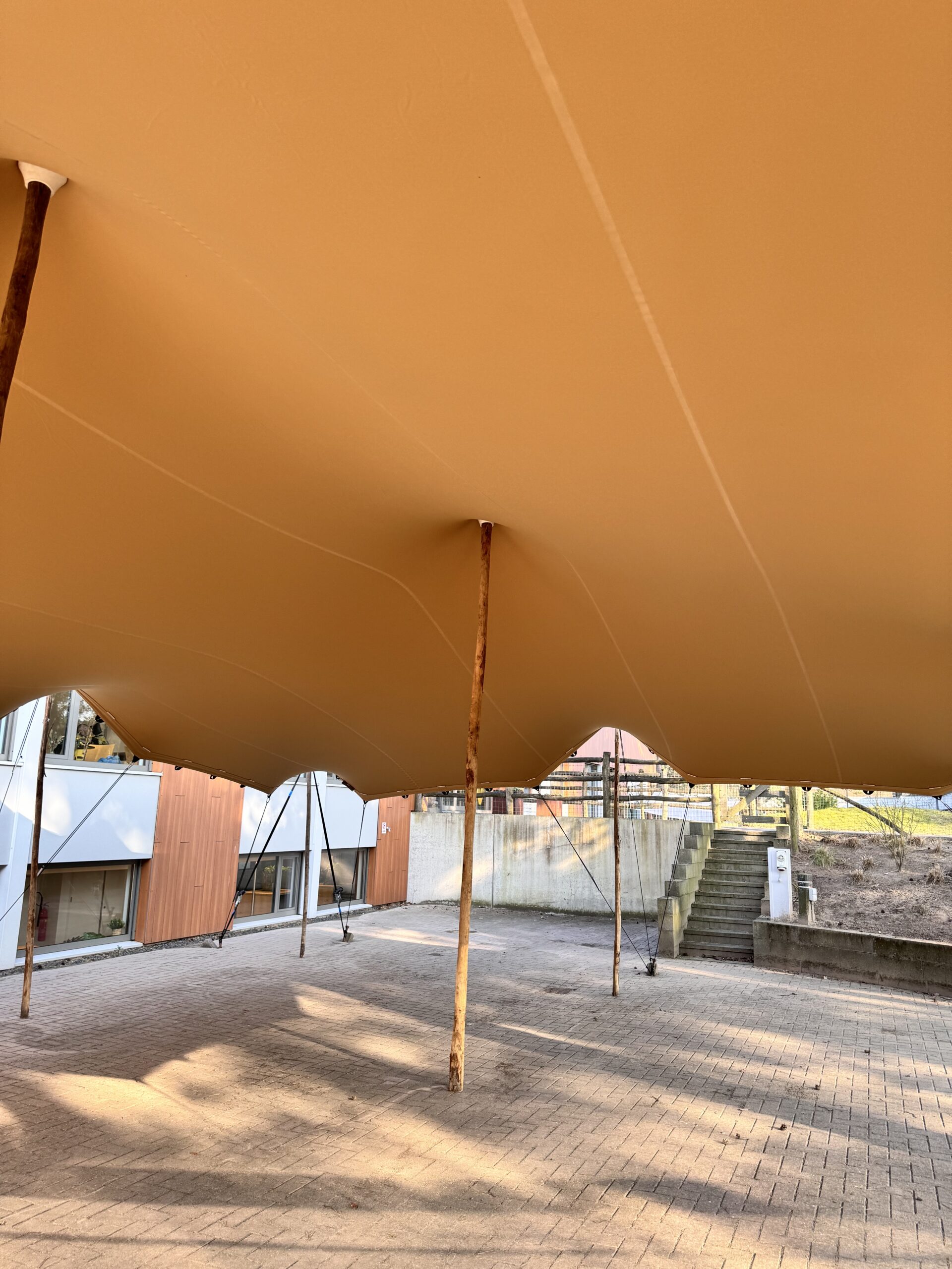 Middenpaal 4 meter voor stretchtent