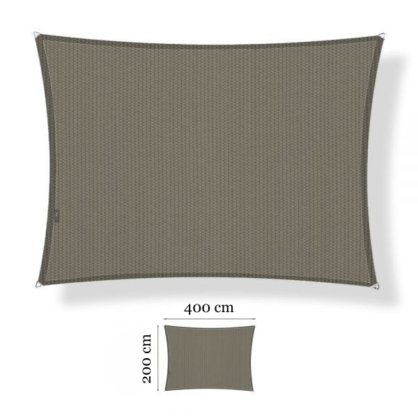 schaduwdoek rechthoek 2x4