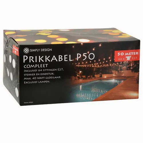 prikkabel 50m